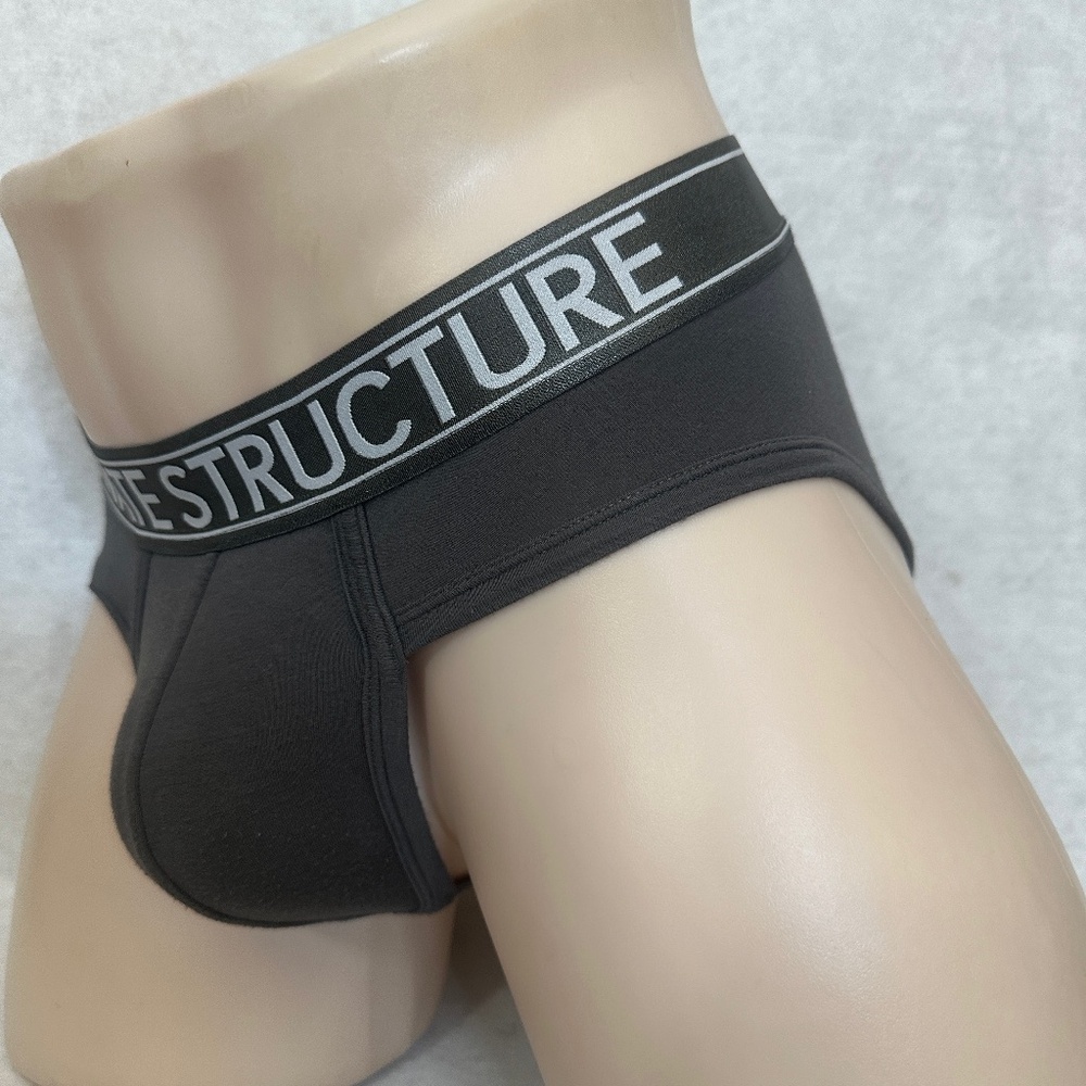 Structure Men's Charcoal Briefs
